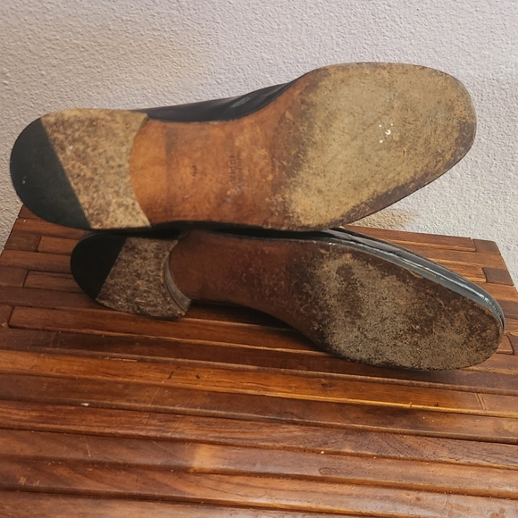Vintage Gucci Black Leather Horsebit Loafers main image 9